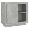 VidaXL Buffet Gris béton 80x40x75 cm