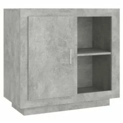 VidaXL Buffet Gris béton 80x40x75 cm