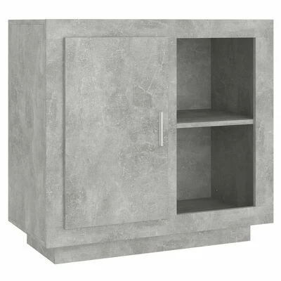 VidaXL Buffet Gris béton 80x40x75 cm 1 VidaXL Buffet Gris béton 80x40x75 cm