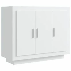VidaXL Buffet Blanc 92x35x75 cm Bois d'ingénierie