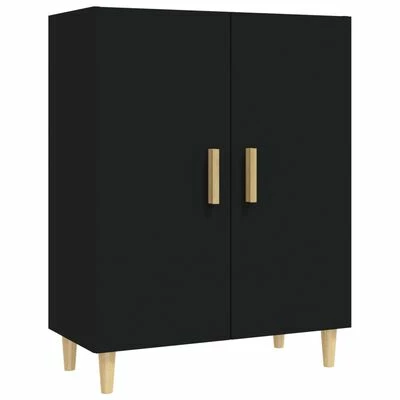 VidaXL Buffet Noir 70x34x90 cm Bois d'ingénierie 1 VidaXL Buffet Noir 70x34x90 cm Bois d'ingénierie