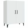 VidaXL Buffet Blanc 70x34x90 cm Bois d'ingénierie