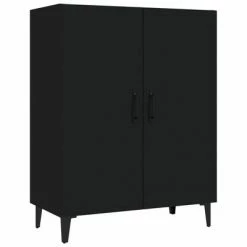 VidaXL Buffet Noir 70x34x90 cm Bois d'ingénierie