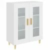 VidaXL Buffet Blanc 69,5x34x90 cm Bois d'ingénierie