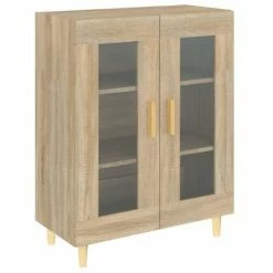 VidaXL Buffet Chêne sonoma 69,5x34x90 cm Bois d'ingénierie