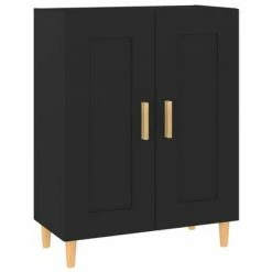 VidaXL Buffet Noir 69,5x34x90 cm Bois d'ingénierie