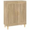 VidaXL Buffet Chêne sonoma 69,5x34x90 cm Bois d'ingénierie