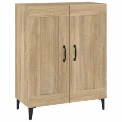 VidaXL Buffet Chêne sonoma 69,5x34x90 cm Bois d'ingénierie