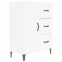 VidaXL Buffet Blanc 69,5x34x90 cm Bois d'ingénierie