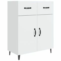 VidaXL Buffet Blanc 69,5x34x90 cm Bois d'ingénierie
