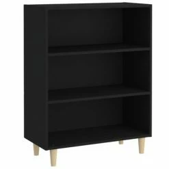 VidaXL Buffet Noir 69,5x32,5x90 cm Bois d'ingénierie
