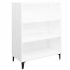 VidaXL Buffet Blanc 69,5x32,5x90 cm Bois d'ingénierie