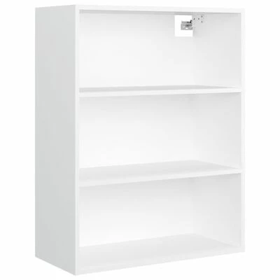VidaXL Armoire murale suspendue Blanc 69,5x32,5x90 cm 1 VidaXL Armoire murale suspendue Blanc 69,5x32,5x90 cm