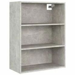 VidaXL Armoire murale suspendue Gris béton 69,5x32,5x90 cm