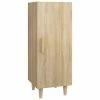 VidaXL Buffet Chêne sonoma 34,5x34x90 cm Bois d'ingénierie