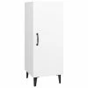 VidaXL Buffet Blanc 34,5x34x90 cm Bois d'ingénierie