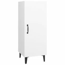 VidaXL Buffet Blanc 34,5x34x90 cm Bois d'ingénierie