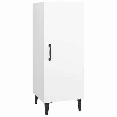 VidaXL Buffet Blanc 34,5x34x90 cm Bois d'ingénierie 1 VidaXL Buffet Blanc 34,5x34x90 cm Bois d'ingénierie