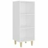 VidaXL Buffet Blanc 34,5x32,5x90 cm Bois d'ingénierie