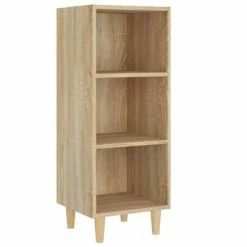 VidaXL Buffet Chêne sonoma 34,5x32,5x90 cm Bois d'ingénierie