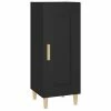VidaXL Buffet Noir 34,5x34x90 cm Bois d'ingénierie