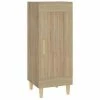 VidaXL Buffet Chêne sonoma 34,5x34x90 cm Bois d'ingénierie