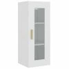 VidaXL Armoire murale suspendue Blanc 34,5x34x90 cm