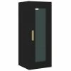 VidaXL Armoire murale suspendue Noir 34,5x34x90 cm