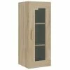 VidaXL Armoire murale suspendue Chêne Sonoma 34,5x34x90 cm