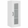 VidaXL Armoire murale suspendue Blanc 34,5x34x90 cm