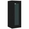 VidaXL Armoire murale suspendue Noir 34,5x34x90 cm