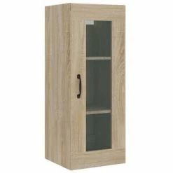 VidaXL Armoire murale suspendue Chêne Sonoma 34,5x34x90 cm