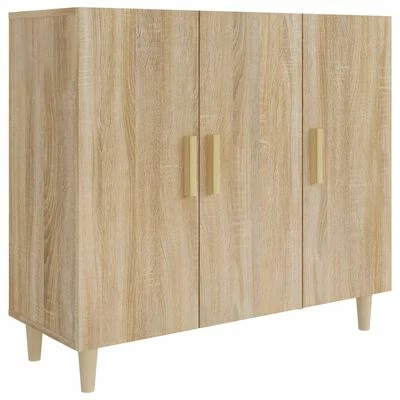 VidaXL Buffet Chêne sonoma 90x34x80 cm Bois d'ingénierie 1 VidaXL Buffet Chêne sonoma 90x34x80 cm Bois d'ingénierie