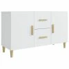 VidaXL Buffet Blanc 100x36x60 cm Bois d'ingénierie