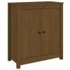 VidaXL Buffet Marron miel 70x35x80 cm Bois massif de pin