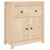 VidaXL Buffet 70x35x80 cm Bois massif de pin