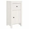 VidaXL Buffet Blanc 40x35x80 cm Bois massif de pin