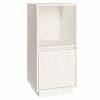 VidaXL Buffet Blanc 38x35x80 cm Bois massif de pin
