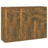 VidaXL Buffet Chêne fumé 105x30x75 cm Bois d'ingénierie