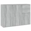 VidaXL Buffet Sonoma gris 105x30x75 cm Bois d'ingénierie