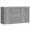 VidaXL Buffet Sonoma gris 120x36x69 cm Bois d'ingénierie