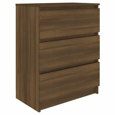 VidaXL Buffet Chêne marron 60x35x76 cm Bois d'ingénierie 1 VidaXL Buffet Chêne marron 60x35x76 cm Bois d'ingénierie