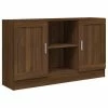 VidaXL Buffet Chêne marron 120x30,5x70 cm Bois d'ingénierie