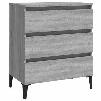 VidaXL Buffet Sonoma gris 60x35x69 cm Bois d'ingénierie 1 VidaXL Buffet Sonoma gris 60x35x69 cm Bois d'ingénierie