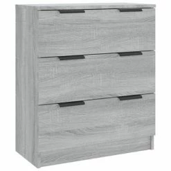 VidaXL Buffet Sonoma gris 60x30x70 cm Bois d'ingénierie