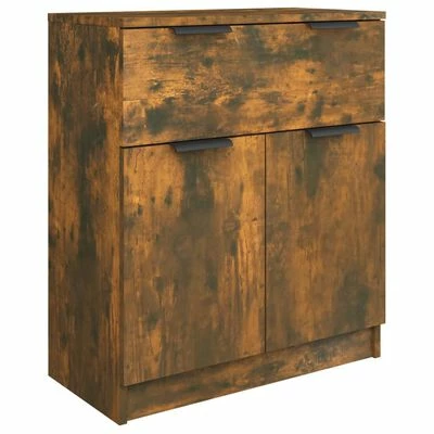 VidaXL Buffet Chêne fumé 60x30x70 cm Bois d'ingénierie 1 VidaXL Buffet Chêne fumé 60x30x70 cm Bois d'ingénierie