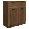 VidaXL Buffet Chêne marron 60x30x70 cm Bois d'ingénierie