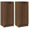 VidaXL Buffets 2 pcs Chêne marron 30x30x70 cm Bois d'ingénierie