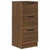 VidaXL Buffet Chêne marron 30x30x70 cm Bois d'ingénierie