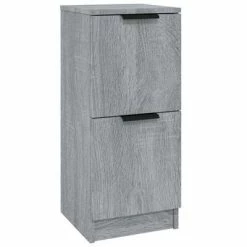 VidaXL Buffet Sonoma gris 30x30x70 cm Bois d'ingénierie
